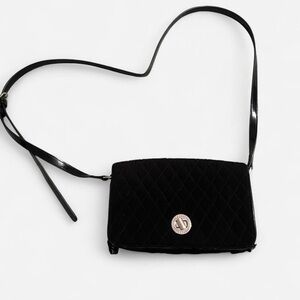 Vera Bradley Black Quilted Crossbody Bag